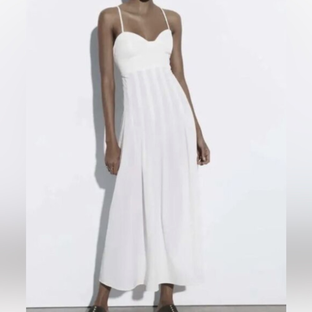 Zara Pleated Midid Dress